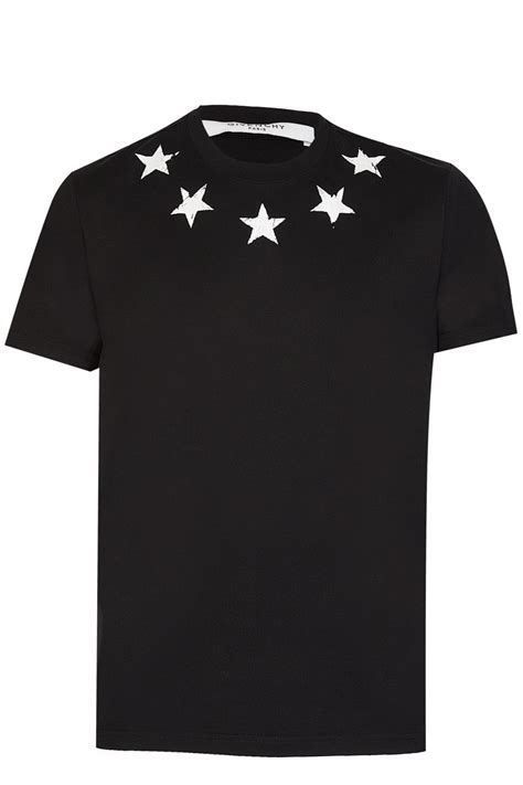 givenchy 2 star t shirt|Givenchy graphic crewneck t shirt.